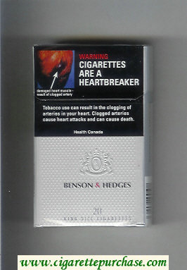 Taste Of Original Cigarettes Benson & Hedges Silver