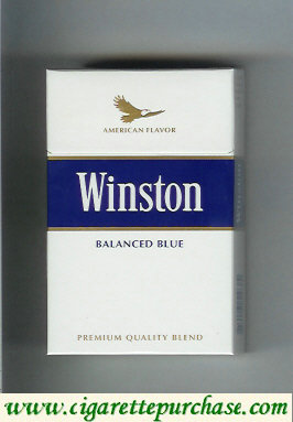 Buy Cheap Cigarettes Winston Balanced Blue