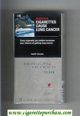 Taste Of Original Cigarettes Benson & Hedges Silver