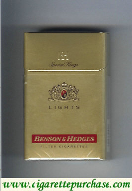 Cigarettes Benson & Hedges Lights Gold