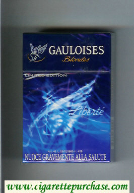 How To Order Cigarettes Gauloises Blondes Blue