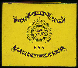 555 State Express 210 Piccadilly London Cigarettes
