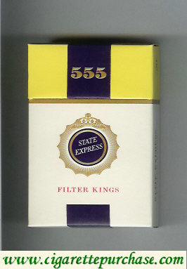 State Express 555 Filter Kings Cigarettes