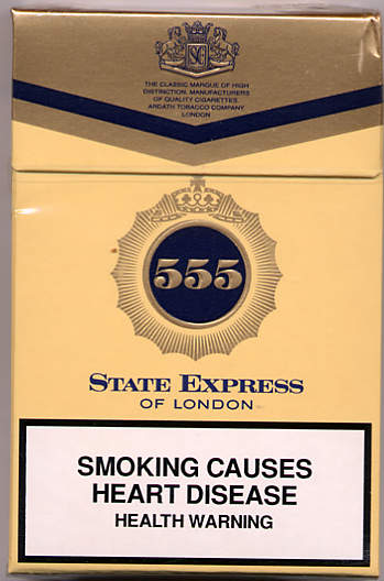 555 State Express of London Singapore Cigarettes