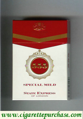 555 Special Mild State Express of London Cigarettes