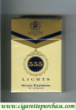 555 Lights State Express of London Cigarettes