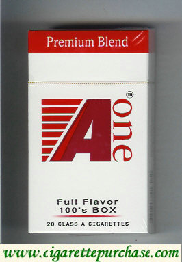 A One 100s Premium Blend Full Flavor cigarettes