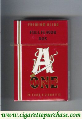 A One Cigarettes Premium Blend Full Flavor