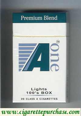A One Lights 100s box cigarettes (vertical 'One') (Premium Blend )