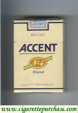 Accent No.4 Kretek Cigarettes