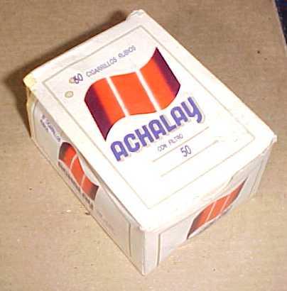 Achalay Con Filtro 50 Cigarrillos Rubios Cigarettes