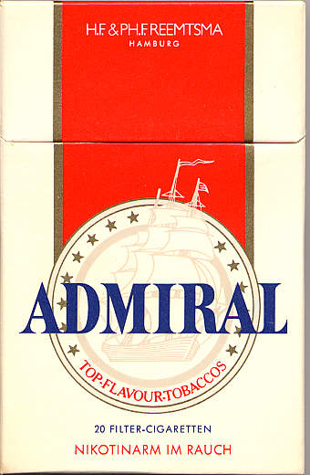 Admiral Top Flavour Tobaccos cigarettes