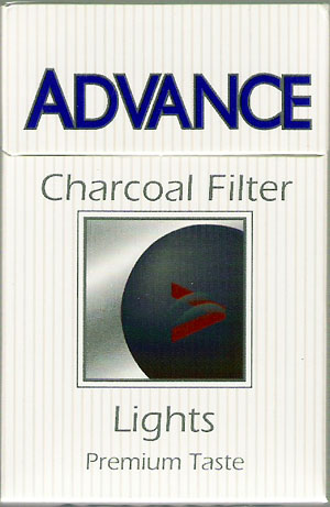 Advance Lights Charcoal Filter Cigarettes