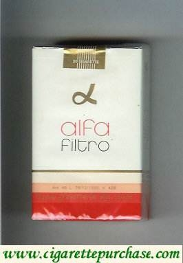 Alfa Filtro king size cigarettes