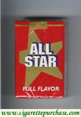 All Star Full Flavor cigarettes