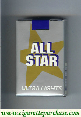 All Star Ultra Lights cigarettes