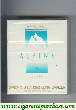 Alpine Menthol Lights cigarettes Australia
