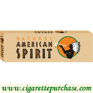 American Spirit Cigarettes Non-Filter 85 Brown Box