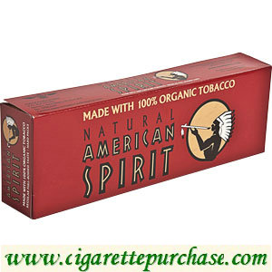 American Spirit Cigarettes Organic Full-Bodied Taste Maroon Box