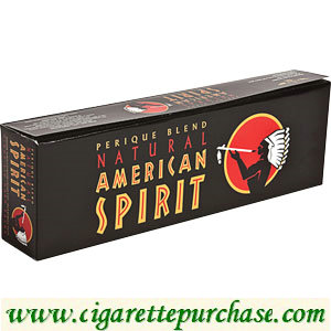 American Spirit Cigarettes Perique Rich Robust Taste Black Box