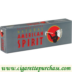 American Spirit Cigarettes Perique Rich Taste Gray Box