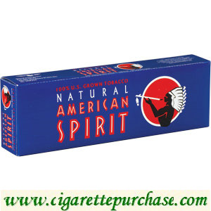 American Spirit Cigarettes US Grown Full Bodied Dark Blue Box