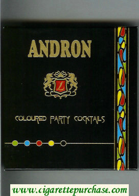 Andron cigarettes Coloured Party Coctails USA