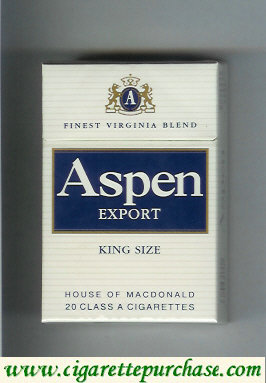 Aspen Export cigarettes