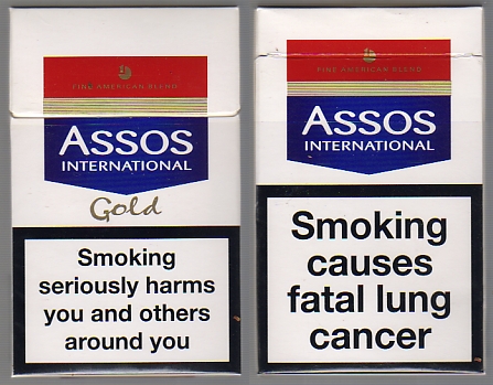 Assos International Gold cigarettes