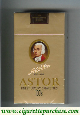 Astor 100s Cigarettes Finest Luxury 1763-1848