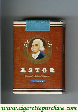 Astor Filter cigarettes 1763-1848 Waldorf Astoria