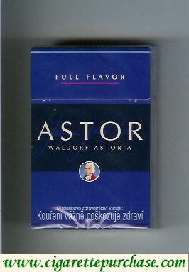 Astor Waldorf Astoria cigarettes Full Flavor