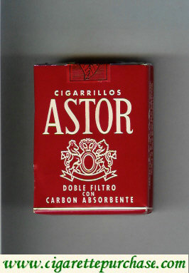 Astor cigarettes Doble Filtro Con Carbon Absorbente