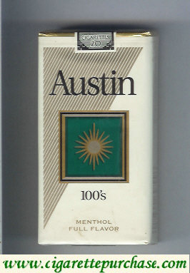 Austin 100s Menthol cigarettes Full Flavor