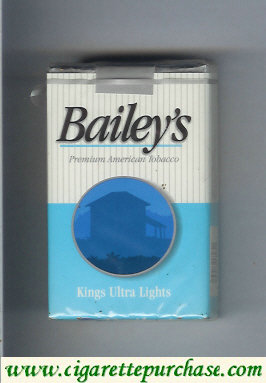Bailey's Ultra Lights cigarettes