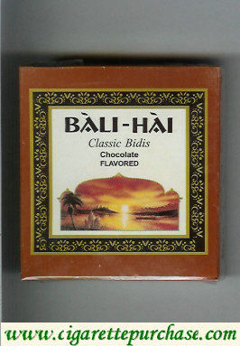 Bali - Hai cigarettes Classic Bidis Chocolate Flavored