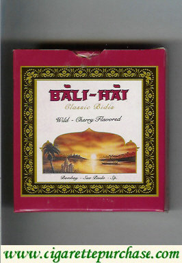 Bali-Hai cigarettes Classic Bidis Wild-Cherry Flavored
