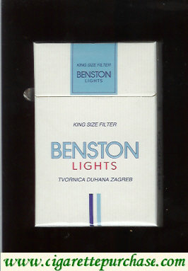 Benston Lights cigarettes