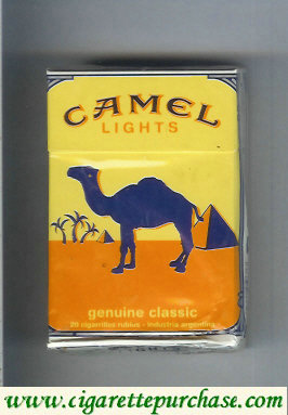 Camel Genuine Classic Lights cigarettes hard box