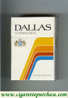 Dallas Superlights cigarettes hard box