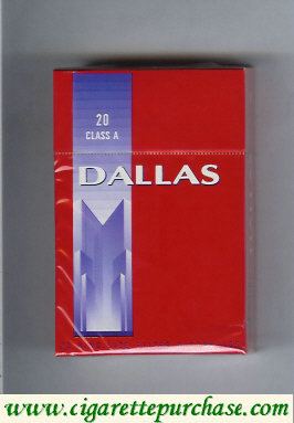 Dallas 20 Class A cigarettes hard box