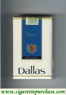 Dallas De Luxo Suave cigarettes soft box