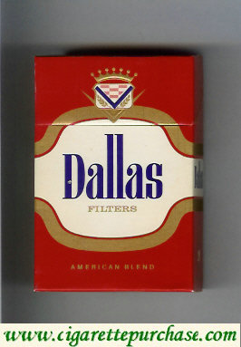 Dallas Filters American Blend cigarettes hard box