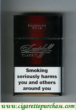 Davidoff Classic Selection No 12 100s cigarettes hard box