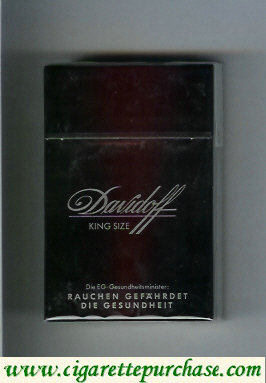 Davidoff King Size cigarettes hard box