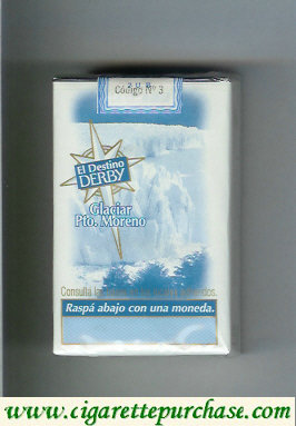 Derby El Destino Derby Suaves Glaciar Pto.Moreno cigarettes soft box