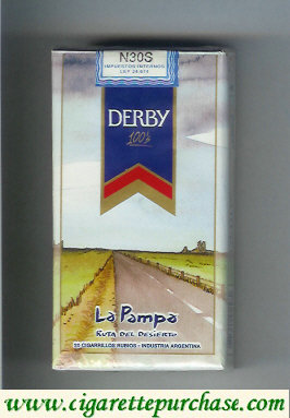 Derby La Pampa 100s cigarettes soft box