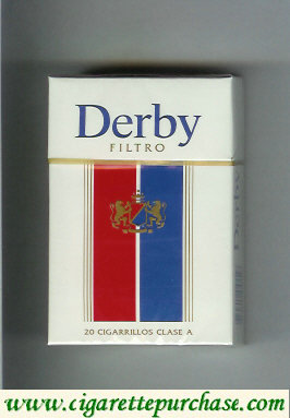 Derby Filtro cigarettes hard box