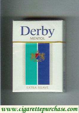 Derby Menthol Extra Suave cigarettes hard box