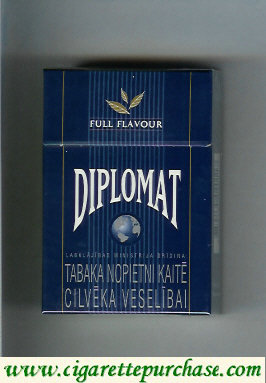 Diplomat Full Flavour cigarettes hard box